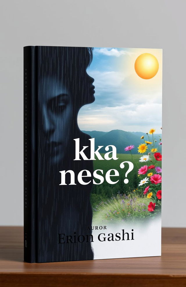 A captivating book cover for the title 'Cka nese?' by author Erion Gashi