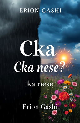 A captivating book cover for the title 'Cka nese?' by author Erion Gashi