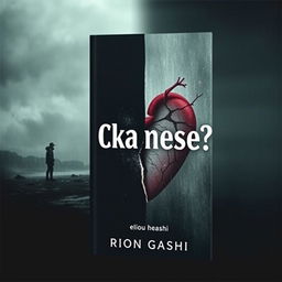 A powerful book cover for the title 'Cka nese?' by author Erion Gashi