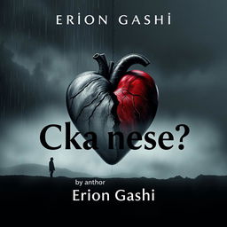 A powerful book cover for the title 'Cka nese?' by author Erion Gashi