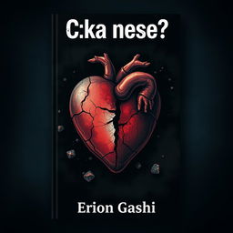 A striking book cover for the title 'Cka nese?' by author Erion Gashi