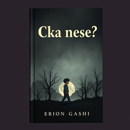 A poignant book cover for the title 'Cka nese?' by author Erion Gashi