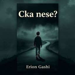A poignant book cover for the title 'Cka nese?' by author Erion Gashi