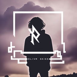 Profile picture of a silhouette resembling Oliver Sykes from Bring Me The Horizon against a stormy backdrop with the band's logo subtly incorporated into the clouds