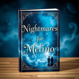 An artistic book cover featuring the title 'Nightmares for Melinoë' prominently displayed