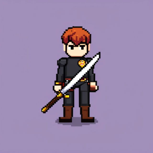 Pixel art profile picture featuring a standalone sword against a simple background.