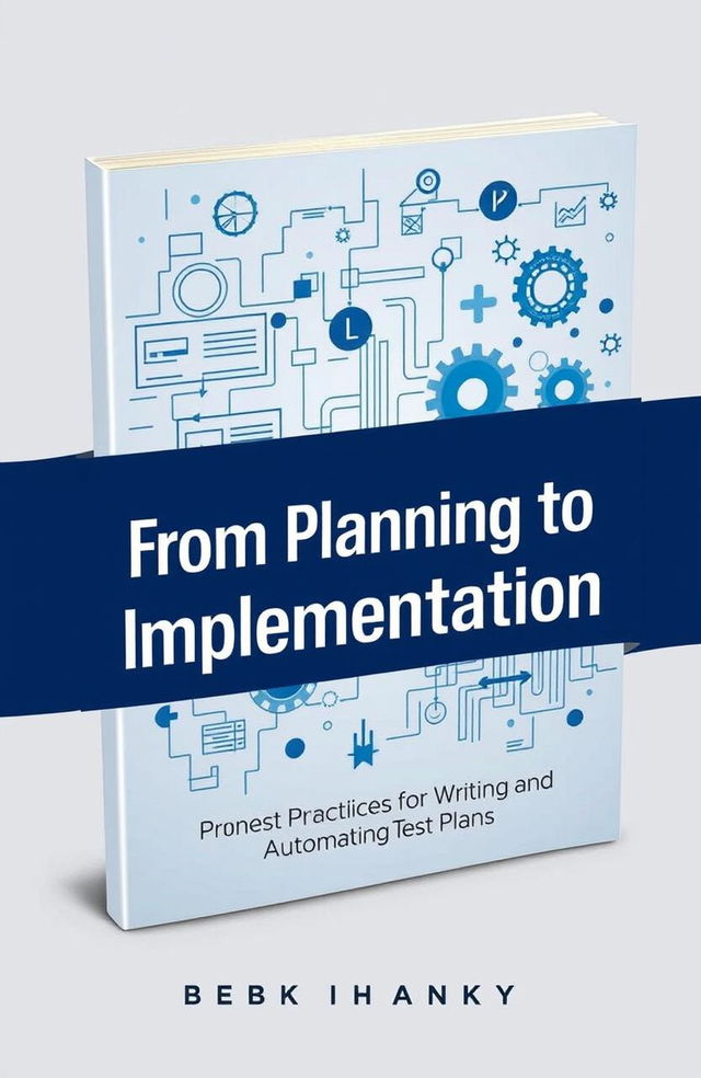 A visually striking book cover for a book titled "From Planning to Implementation"