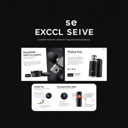 A contemporary, minimalist marketing advertisement tailored for an executive audience, showcasing a best-seller product