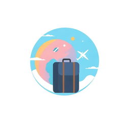 Design a vibrant and adventurous logo for a tour
