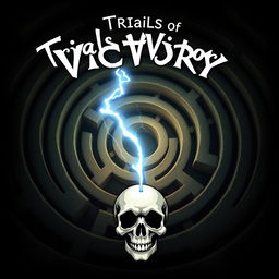 A striking book cover for a YA book titled 'Trials of Victory'
