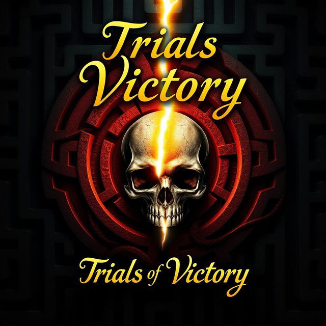 A visually appealing book cover for a YA book titled 'Trials of Victory'