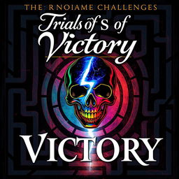 A visually appealing book cover for a YA book titled 'Trials of Victory'