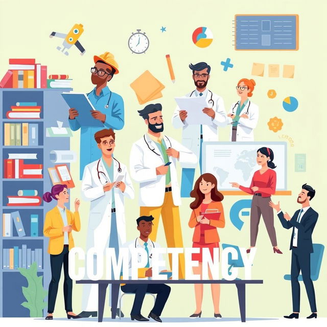 A visually striking concept illustration representing the theme of 'competency'