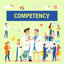 A visually striking concept illustration representing the theme of 'competency'