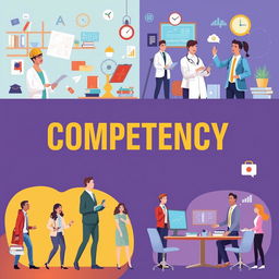 A visually striking concept illustration representing the theme of 'competency'