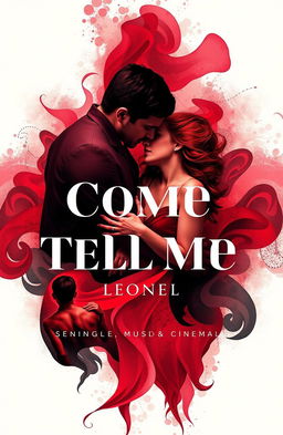 An album cover design for a single titled "Come Tell Me" by artist Leonel