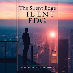 Design an elegant and visually striking book cover for 'The Silent Edge