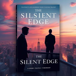 Design an elegant and visually striking book cover for 'The Silent Edge