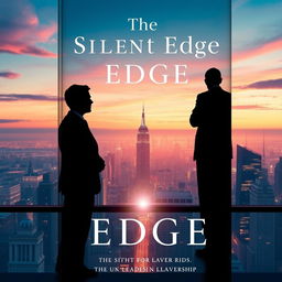 Design an elegant and visually striking book cover for 'The Silent Edge