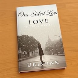 A striking book cover featuring the title "One Sided Love" in elegant, flowing typography at the top