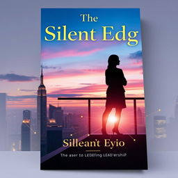 An elegant and visually striking book cover for 'The Silent Edge
