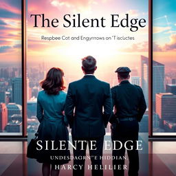 An elegant and visually captivating book cover for 'The Silent Edge Unlocking the Hidden Power Within'