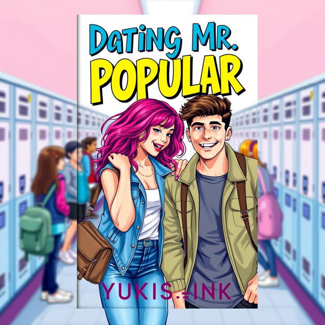 A visually striking book cover featuring the title "Dating Mr