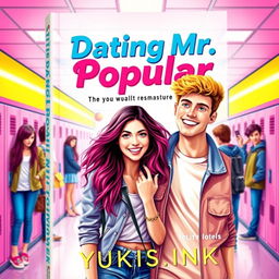 A visually striking book cover featuring the title "Dating Mr