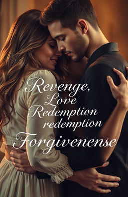A powerful scene featuring two couples in a close and intimate embrace, reflecting themes of revenge, love, redemption, and forgiveness