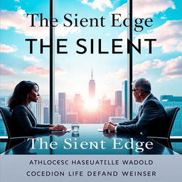 An elegant and visually compelling book cover for 'The Silent Edge: Unlocking the Hidden Talent Within'