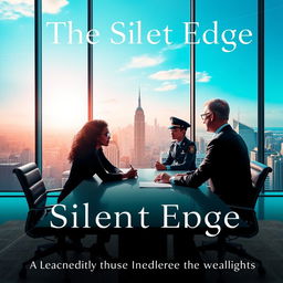 An elegant and visually stunning book cover for 'The Silent Edge: Unlocking the Hidden Talent Within'