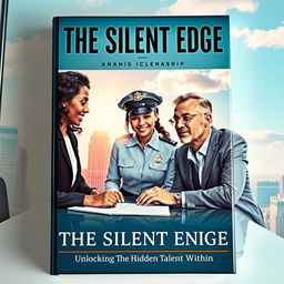 A visually striking book cover for 'The Silent Edge: Unlocking the Hidden Talent Within'