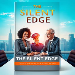 A visually striking book cover for 'The Silent Edge: Unlocking the Hidden Talent Within'
