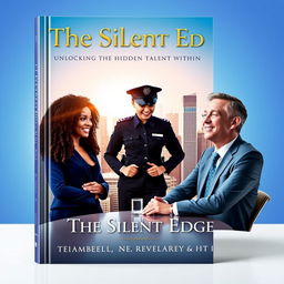 An elegantly designed book cover for 'The Silent Edge: Unlocking the Hidden Talent Within'