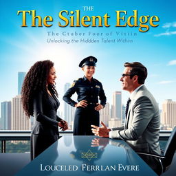 An elegantly designed book cover for 'The Silent Edge: Unlocking the Hidden Talent Within'