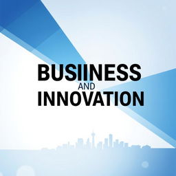 A professional and captivating book cover for a business and innovation theme