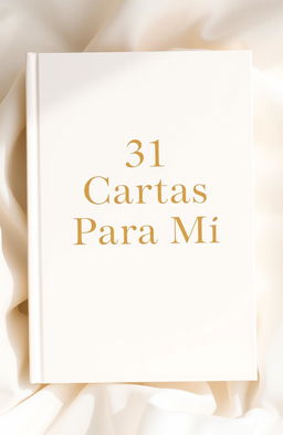 A minimalist and elegant book cover titled '31 Cartas Para Mí'