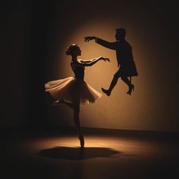 A poignant depiction of a ballerina performing a dance that embodies the themes of love and betrayal