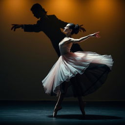 A poignant portrayal of a ballerina's dance embodying love and betrayal