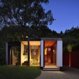 A house with two distinctive floors