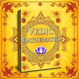 A visually appealing cover for 'Vedic Mathematics, Volume 1' by NS Academy