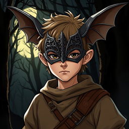 A captivating illustration of a halfling character with a stoic expression, exuding an air of quiet confidence and determination