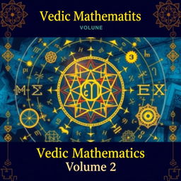 An artistic representation of Vedic Mathematics, Volume 2, NS Academy, illustrating key principles and techniques