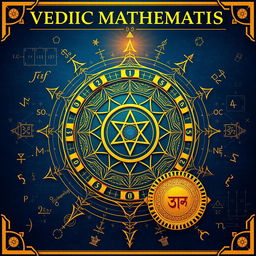 An artistic representation of Vedic Mathematics, Volume 2, NS Academy, illustrating key principles and techniques