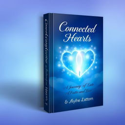 A captivating book cover design for 'Connected Hearts: A Journey of Fate and Love'