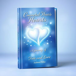 A captivating book cover design for 'Connected Hearts: A Journey of Fate and Love'