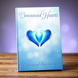 An inviting book cover design for 'Connected Hearts: A Journey of Fate and Love'