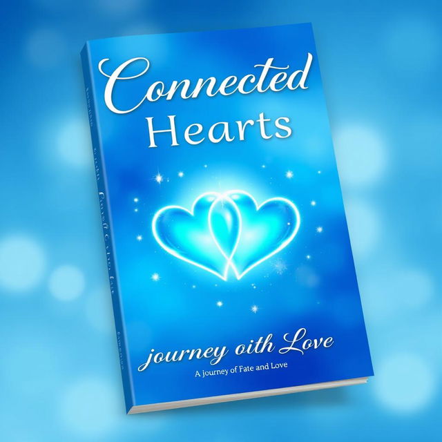 An inviting book cover design for 'Connected Hearts: A Journey of Fate and Love'