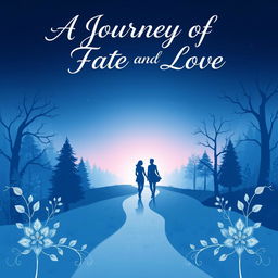 A stunning book cover design for 'A Journey of Fate and Love'