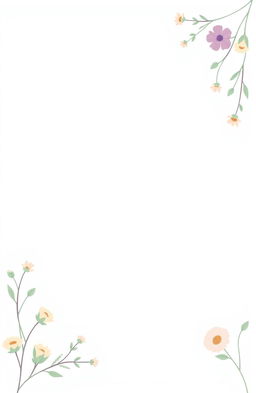 A serene and inviting cover page for a senior journal, featuring a soft lavender gradient background that transitions from light lavender at the top to a slightly deeper shade at the bottom